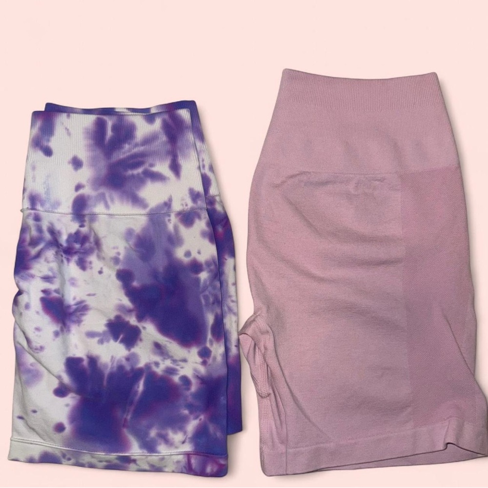 Gym spandex shorts (duo!) Tik tok viral “Aurola” shorts